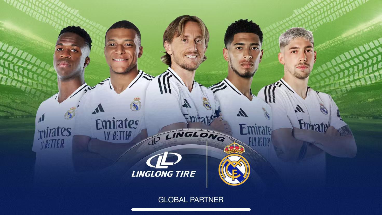 Linglong Tire blir officiellt den globala partneren till Real Madrid